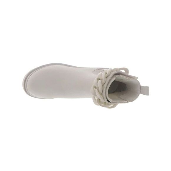 NWT STEVE MADDEN Womens White 1" Platform Amulet Toe Block Heel Booties 11 M - Picture 3 of 5